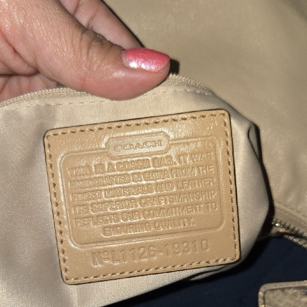 Coach Kristin Hobo Tan Leather Bag - Picture 11 of 13